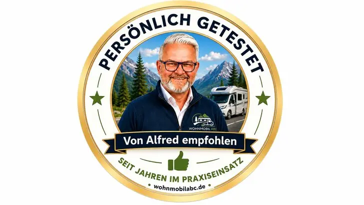Persönlich getestete Produktempfehlungen rund ums Wohnmobil. Ehrliche Erfahrungsberichte, exklusive Rabattcodes und hilfreiche Tipps aus der Praxis.