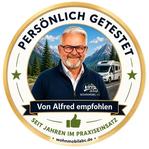 Persönlich getestete Produktempfehlungen rund ums Wohnmobil. Ehrliche Erfahrungsberichte, exklusive Rabattcodes und hilfreiche Tipps aus der Praxis.